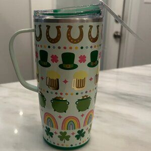 Swig Life Travel Mug Insulate Tumbler Handle Holder Lid Cup Stainless Steel NEW